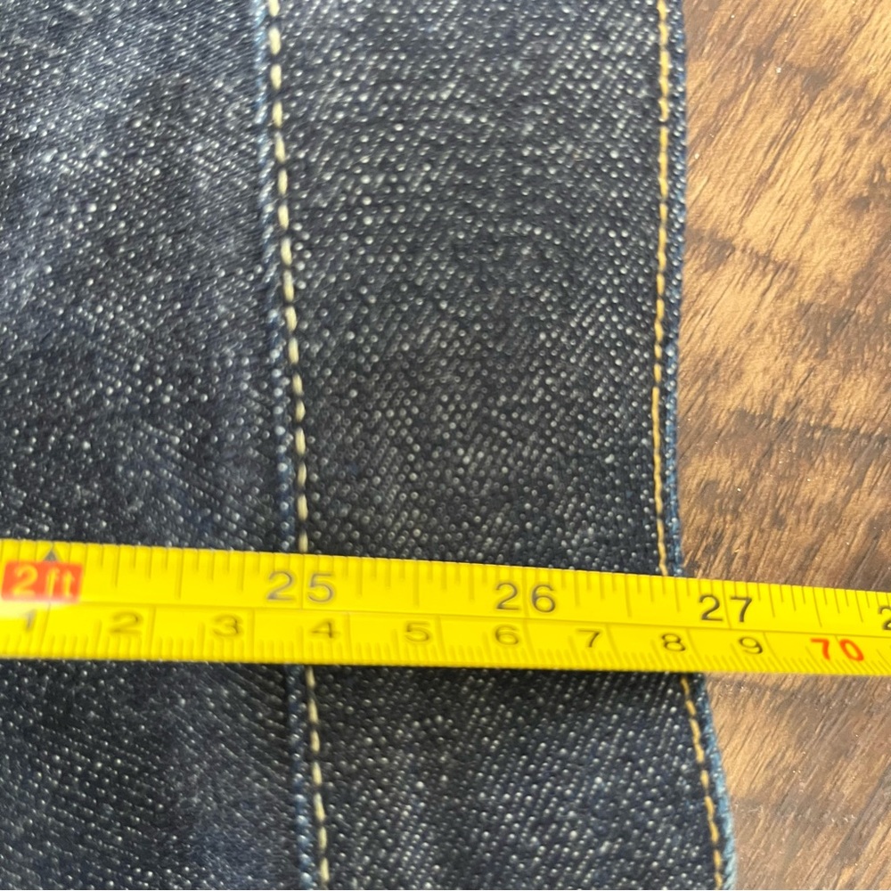 RRL Double RL Ralph Lauren dark indigo wash denim Jean trucker jacket Large USA - Picture 14 of 16